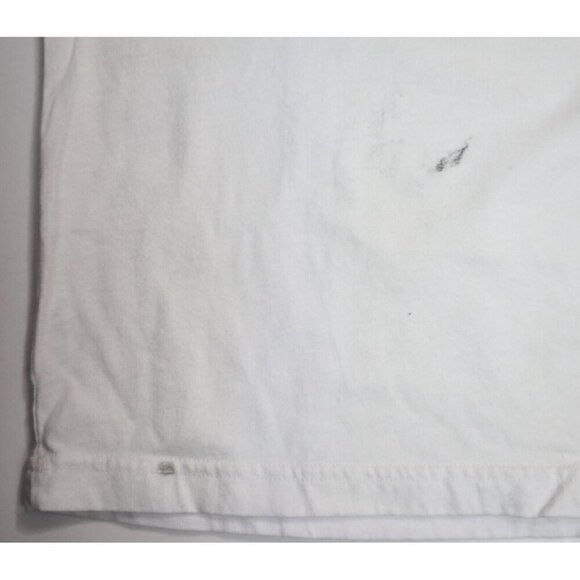 MEN'S CARNIVAL CRUISE EMBROIDERED T-SHIRT - WHITE - SHORT SLEEVE - SIZE L - Picture 3 of 6